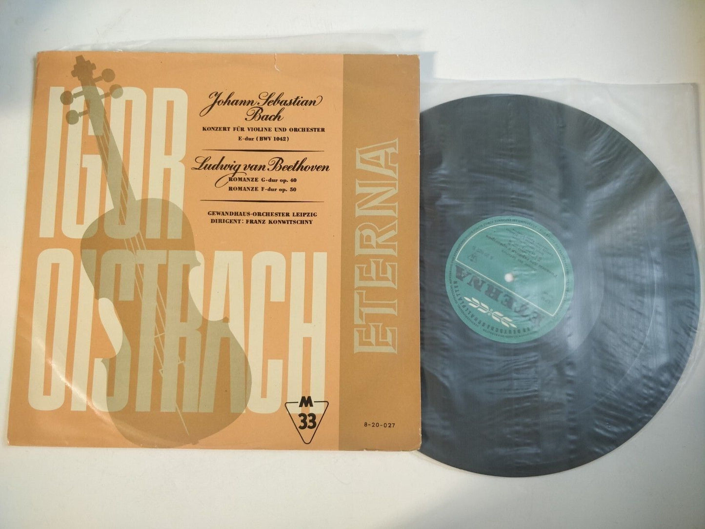 I.Oistrakh - violin, Franz Konwitschny BEETHOVEN/Bach Concerto For Violin ETRNA
