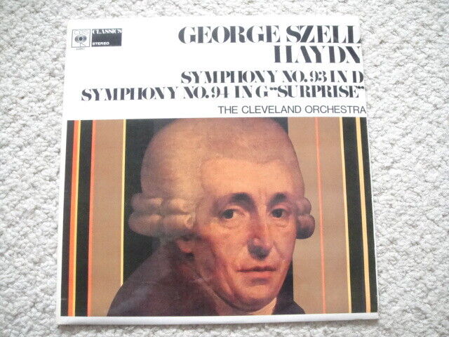 Szell – conductor, Haydn: Symphony No. 93 /No. 94 In G Major "Surprise" LP