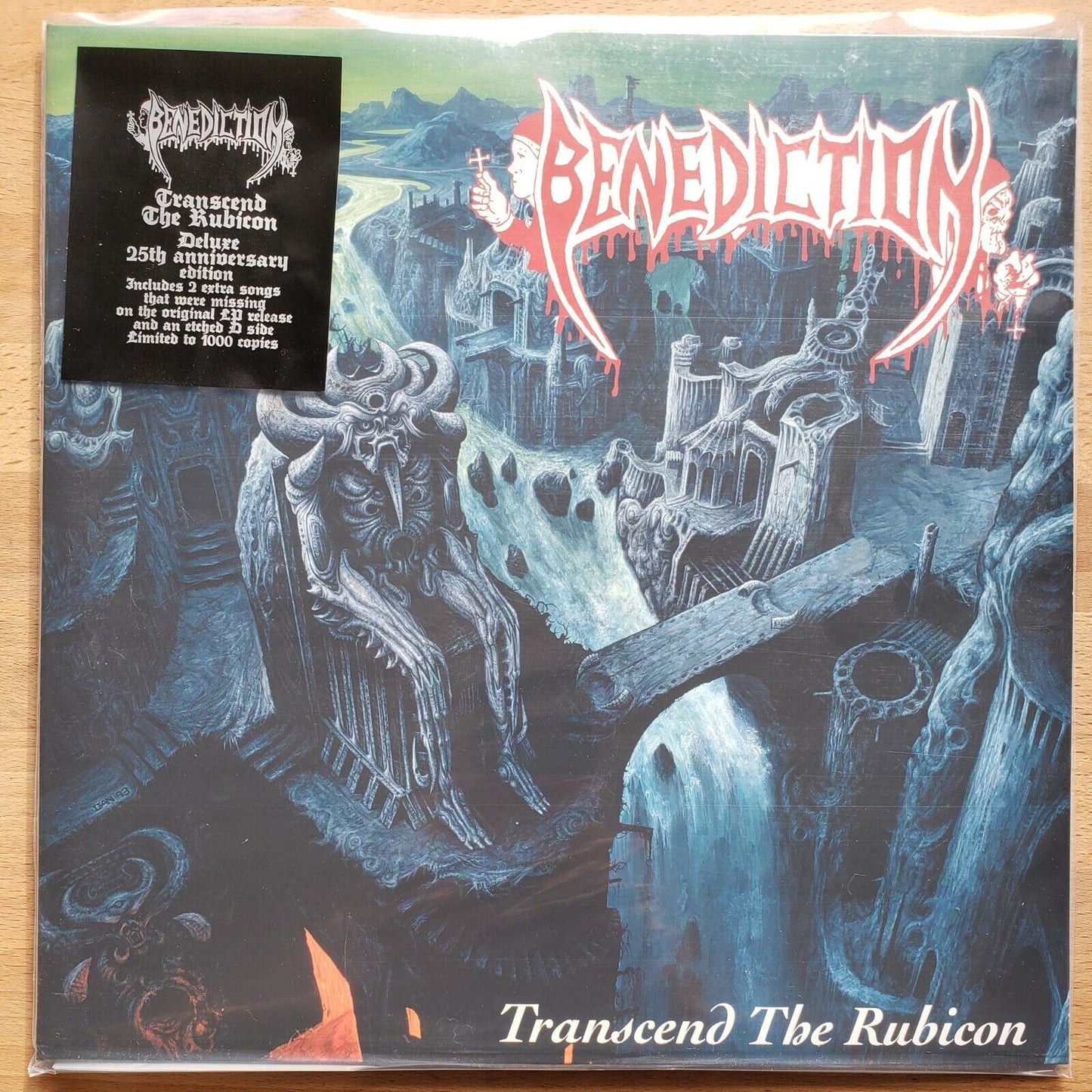 Benediction – Transcend The Rubicon 2xLP GOLD Cosmic Key Creations – CKC027