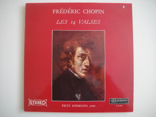 Fritz Kermann - piano. Chopin: 14 Waltses LP