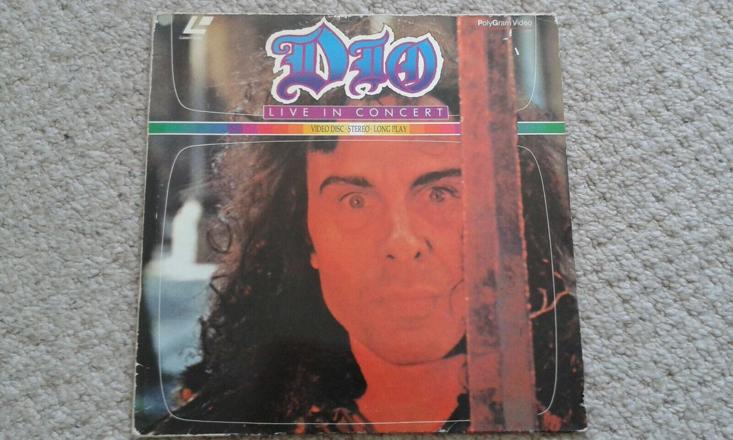 DIO - Live in Concert Laserdisc, 12", PolyGram PAL
