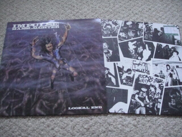 Impulse Manslaughter – Logical End LP Nuclear Blast - NB013 Germany 1989 YELLOW
