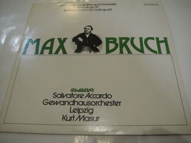 Max Bruch: Serenade 75 Salvatore Accardo - violin,Kurt Masur – conductor ETERNA