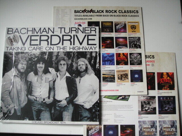 Bachman-Turner Overdrive – Taking Care On the Highway 2xLP Back On Black – RCV