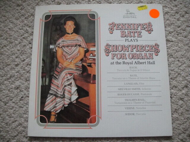 Jennifer Bate – Organ LP Bach/Thalben-Ball/Bate/Vierne/Roger-Ducasse/Langlais