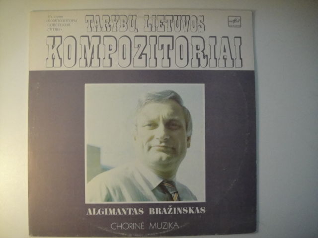 A.Brazinskas - Choral Music LITHUANIAN Composer LP