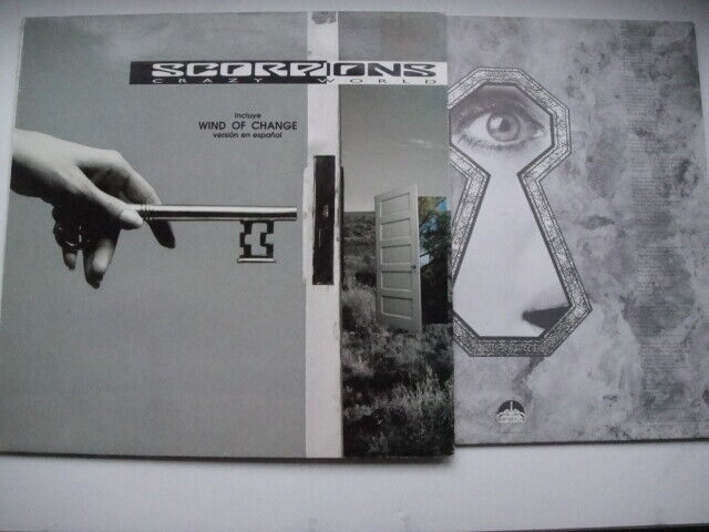 Scorpions – Crazy World LP Wind Of Change (Spanish Version) Rare