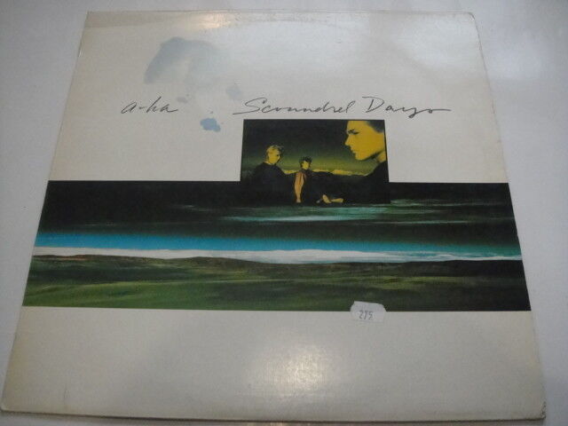 a-ha – Scoundrel Days HUNGARY Press LP Gong