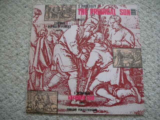Prokofiev: "The Prodigal Son" op.46 LP Gennadi Rozhdestvensky - conductor