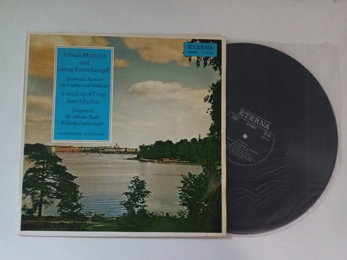 Sibelius: Violin Concerto No. 1/Kulenkampff - violin, Furtwangler/Boult Menuhin