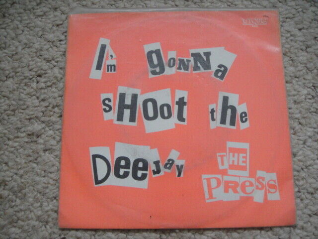 The Press – I'm Gonna Shoot The Deejay EP 7" Utopia Music – 6017 085