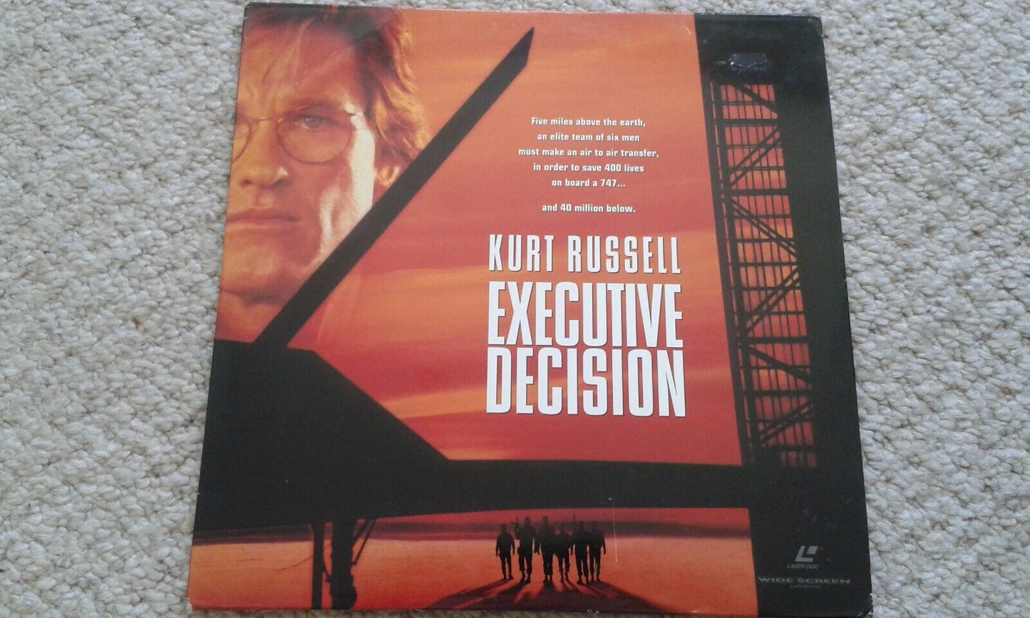 Executive Decision - Kurt Russell USA Double Laserdisc, 12", NTSC