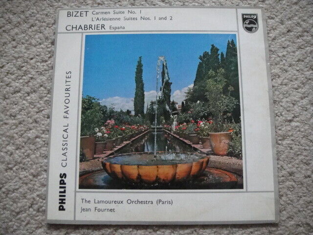 Fournet - cond Bizet: Carmen Suite / L'Arlésienne Suite 1&2 LP Chabrier: España