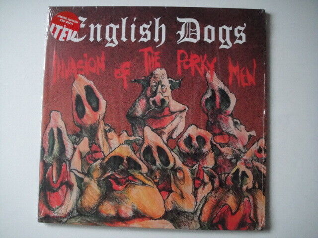 English Dogs – The Invasion Of The Porky Men 2xLP Let Them Eat – LETV474 RED