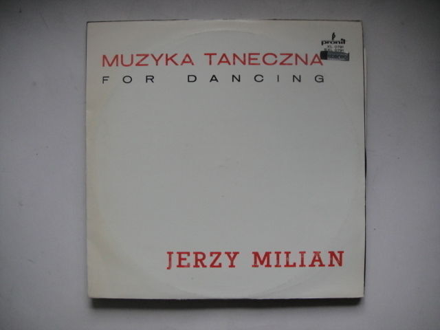 Jerzy Milian – Muzyka Taneczna / For Dancing LP Polish JAZZ/FUNK/BREAKS!