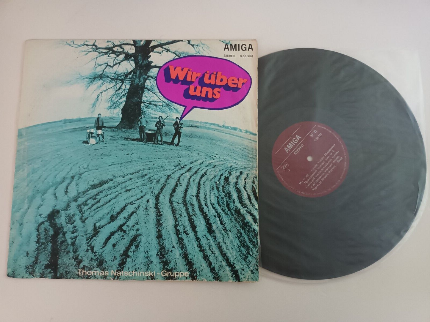 Thomas Natschinski-Gruppe Wir Über Uns LP AMIGA 855253 Germany 1971 Beat/Psych