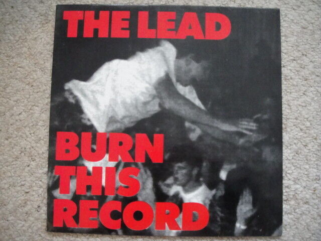 The Lead – Burn This Record ORIGINAL LP Thrash/Core METAL Rare