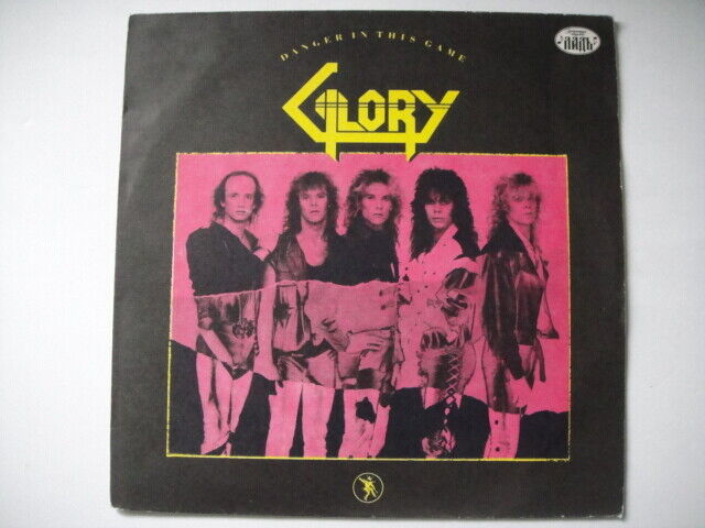 Glory – Danger In This Game SOVIET press LP Russian DIFFERENT! Glam/Hair Metal