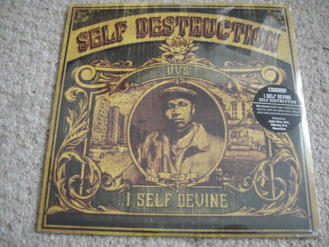 I Self Devine – Self Destruction 2LP SEALED Old School HIP/HOP Rap