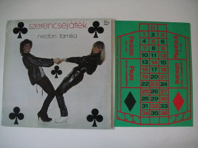 Neoton Familia – Szerencsejatek LP Synth-pop/Disco HUNGARY 1982