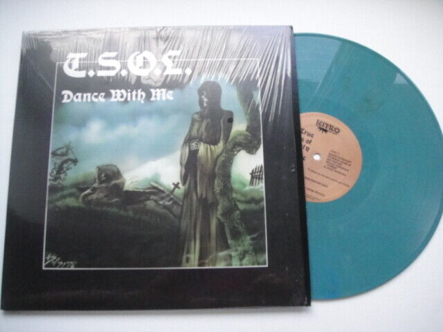 T.S.O.L. - Dance With Me LP Nitro Records - NTO 015869 ULTRA RARE Green Marbled