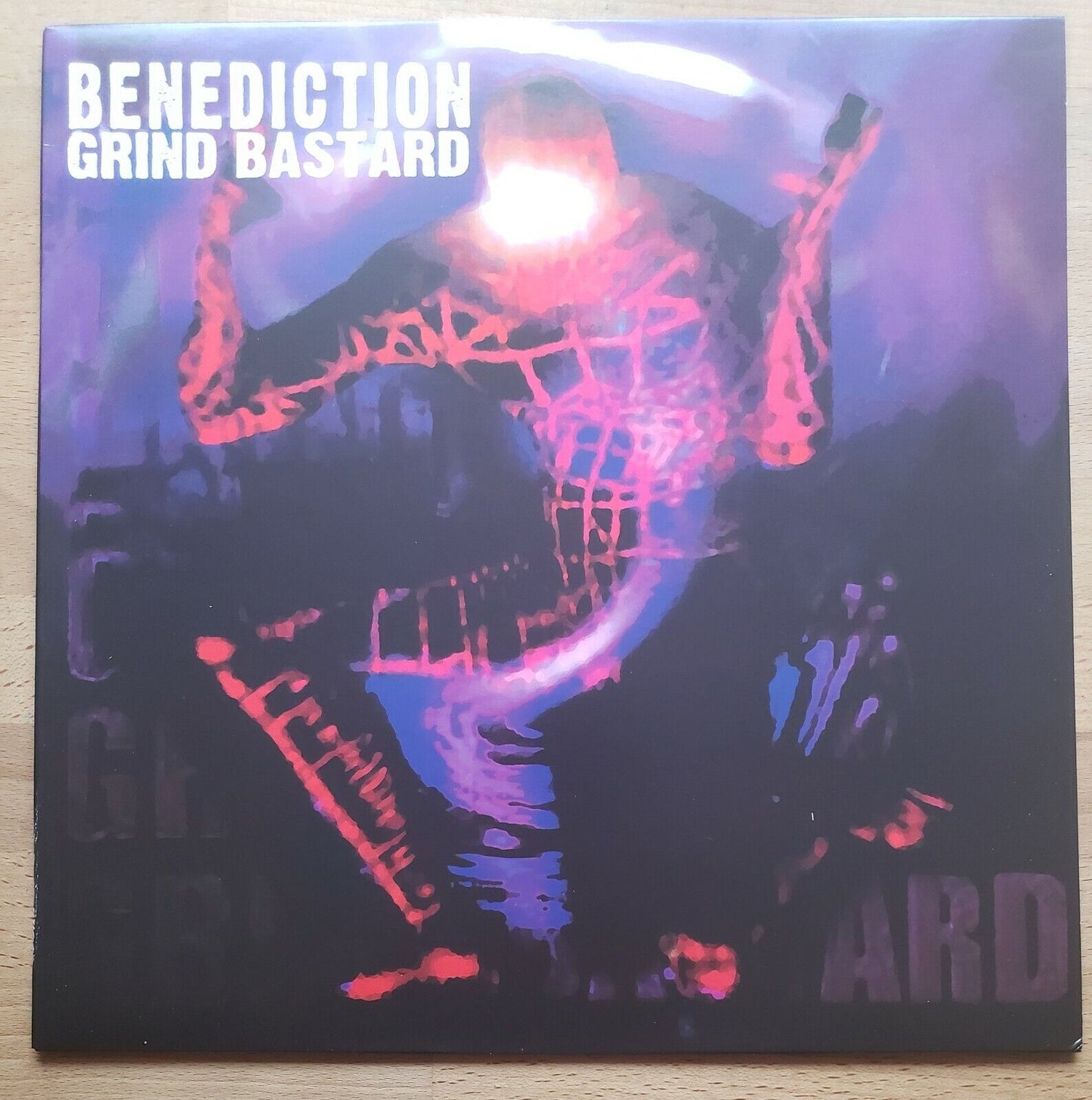 Benediction – Grind Bastard 2xLP BLUE Cosmic Key Creations – CKC004