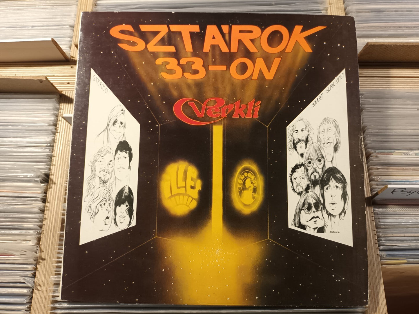 Verkli – Sztarok 33-on LP Start – SLPX 17707 HUNGARY 1982 Rock ex-IIles