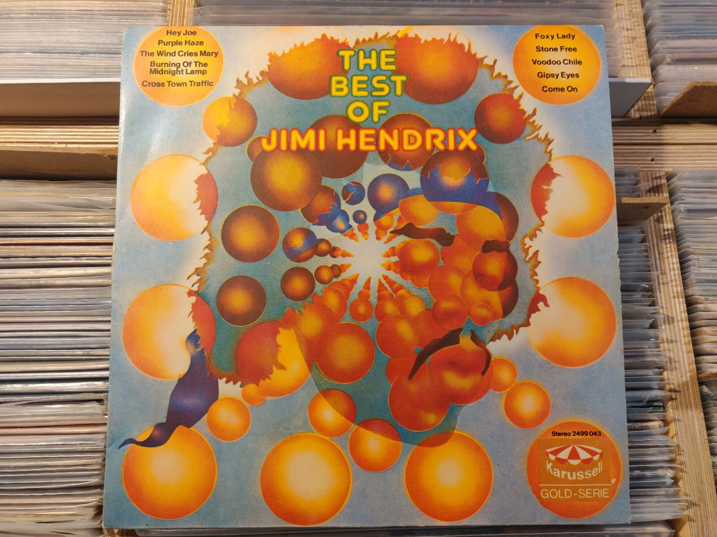 Jimi Hendrix – The Best Of INDIAN press!!! Karussell – 2499 043 India 1976