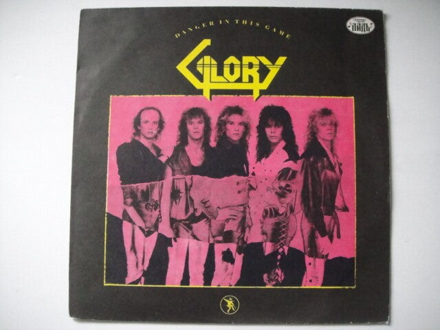 Glory – Danger In This Game SOVIET press LP Russian DIFFERENT! Glam/Hair Metal