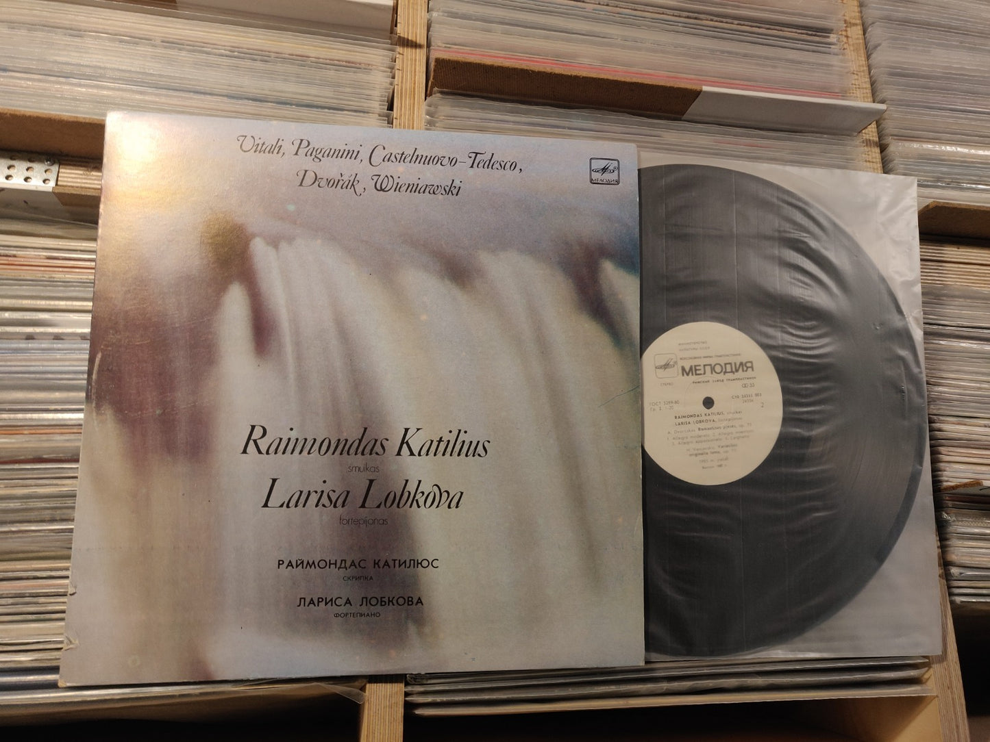 KATILIUS - violin, LOBKOVA - piano Vitali/Paganini/Castelnuovo-Tedesco/Dvorak/Wi