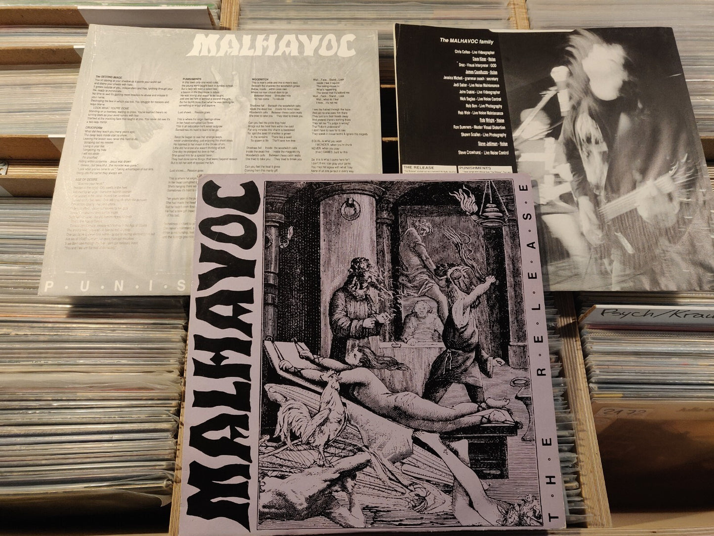 Malhavoc – The Release 2xLP Devotion - DVN 11 UK 1992 Industrial/Death