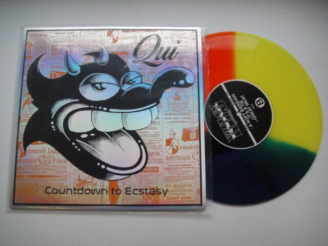 Qui – Countdown To Ecstasy 10" Tri-Color Valley King Rec. – VKR 1002 USA 2017