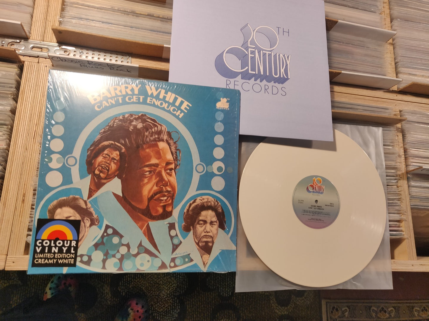Barry White - Can't Get Enough LP 20th Century/UMe – 0602567410614 EU 2023 CREAM