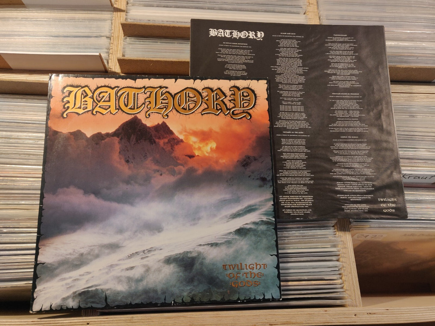 Bathory - Twilight of the Gods LP Black Mark Production ORIGINAL 1991