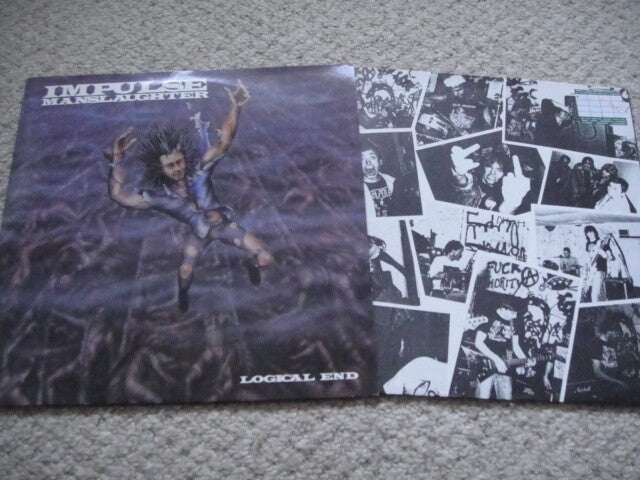 Impulse Manslaughter – Logical End LP Nuclear Blast - NB013 Germany 1989 YELLOW