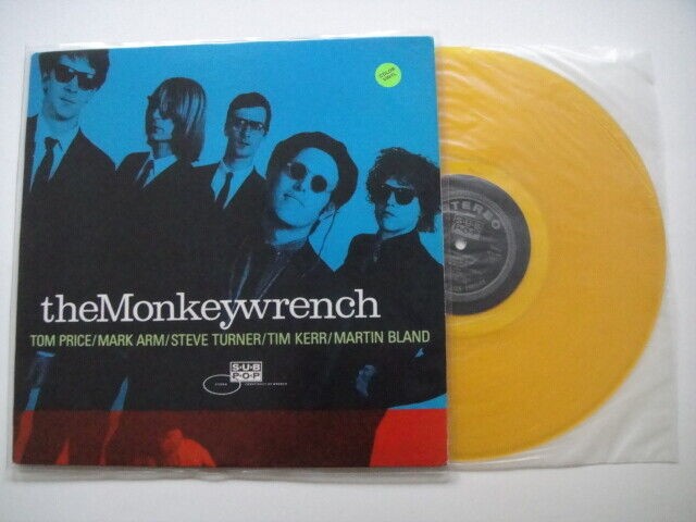 The Monkeywrench – Clean As A Broke-Dick Dog LP Sub Pop – SP129 USA 1992 GOLD