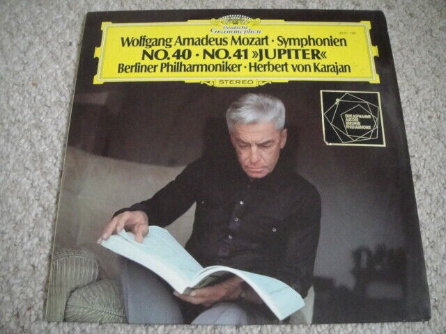 Mozart:Symphony 40/41, Berliner Philharmoniker,Herbert von Karajan – conductor