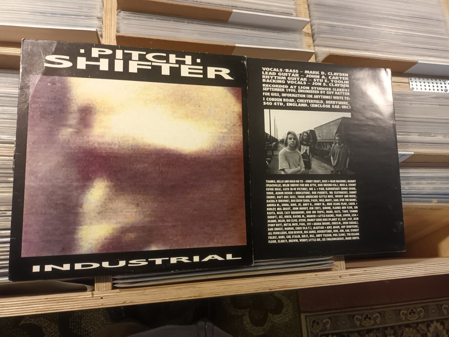 Pitch Shifter - Industrial LP Deaf Records – DEAF 05 UK 1991 Industrial/Death