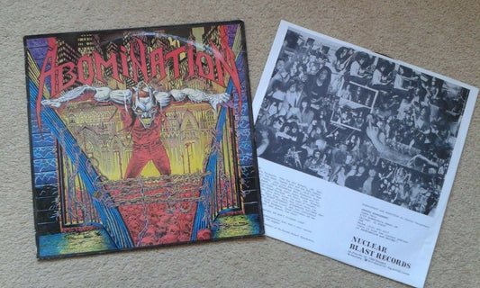 Abomination ‎– Abomination LP 1990 Nuclear Blast ‎– NB 028 Germany