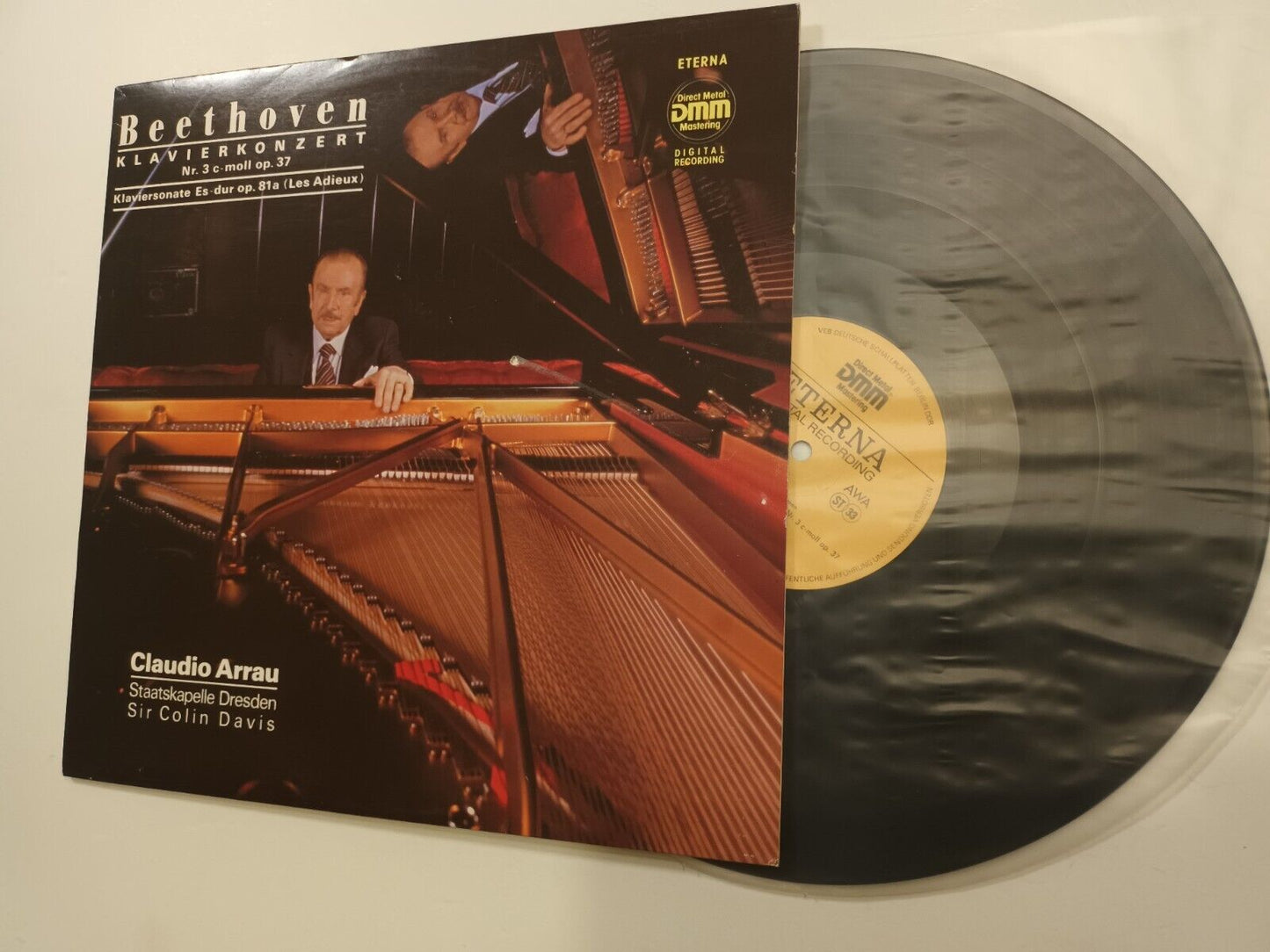 Claudio Arrau - piano,Colin Davis - conductor Beethoven:Nr. 3 c-moll ETERNA LP