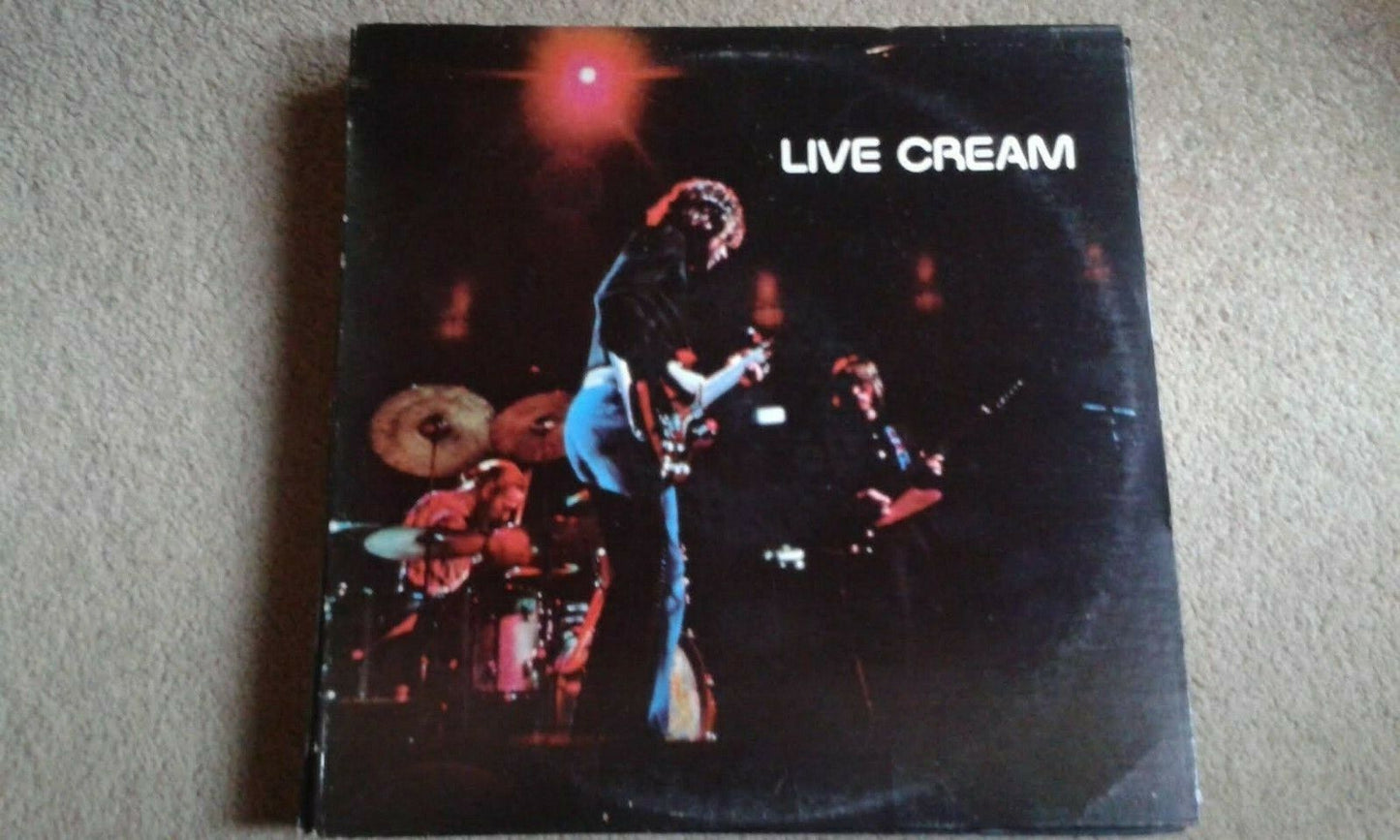 Cream ‎– Live Cream USA Press 1977 RSO ‎– RS-1-3014