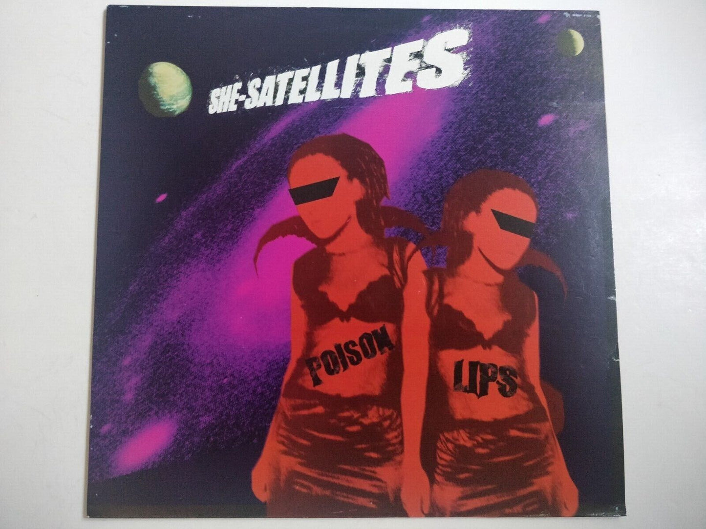 She-Satellites(Nic Endo) ‎– Poison Lips LP ex-Atari Teenage Riot