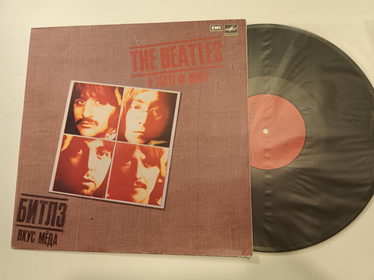 BEATLES - A Taste of Honey SOVIET/RUSSIAN Press LP Leningrad/Red/DMM 1986