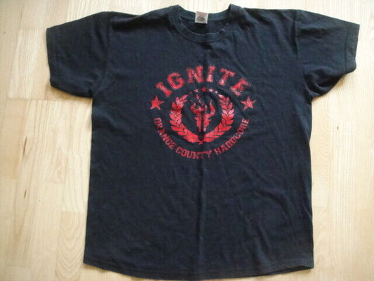 IGNITE - Orange Country Hardcore T-Shirt VINTAGE  Size M