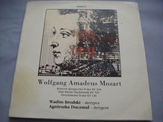 Wadim Brodski - piano,MOZART:Violin Concerto/Divertimen