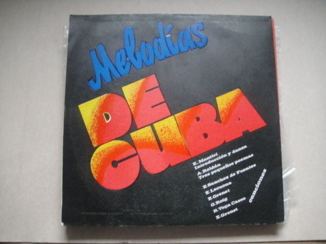 Melodias De Cuba Rare RUSSIAN LP