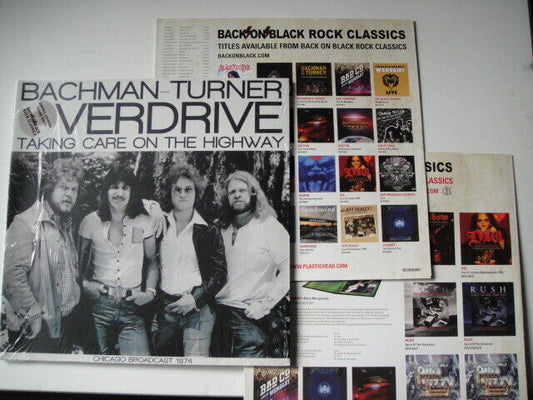 Bachman-Turner Overdrive ‎– Taking Care On the Highway 2xLP Back On Black ‎– RCV