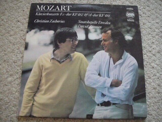 Zacharias - piano, Zinman - conductor LP Mozart: Piano Concerto No.22/23 ETERNA