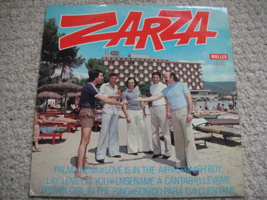 Zarza ‎– Zarza LP Spanish DISCO 1978 Maller ‎– API -38 Spain