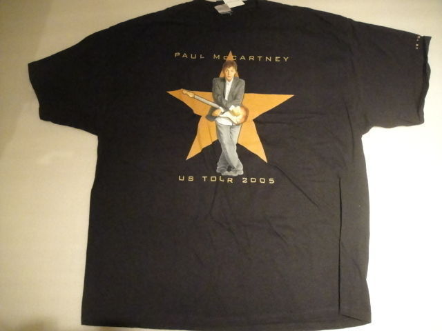 Paul McCartney US Tour 2005 T-Shirt 2XLARGE